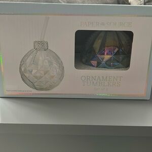 BRAND NEW Paper Source Ornament Tumblers